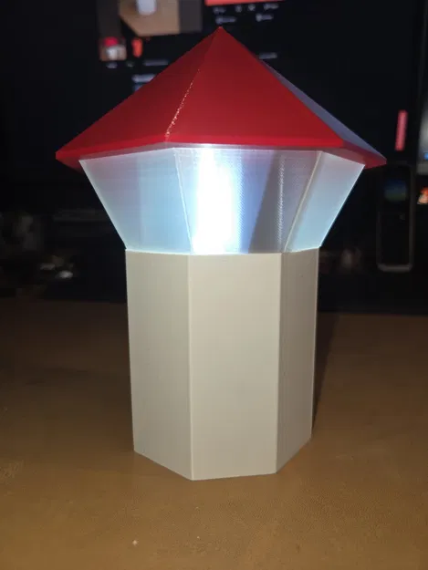 Mô hình ngọn hải đăng / đèn tín hiệu ven biển tí hon - Image 1