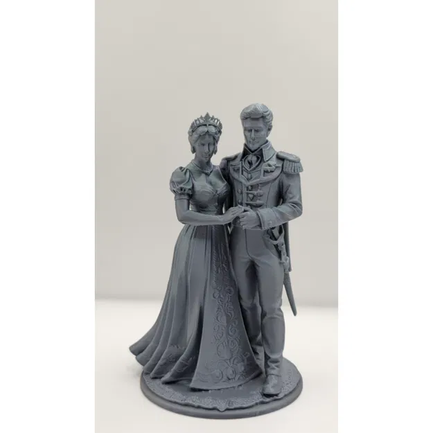 Tượng Cặp Đôi Hoàng Gia – Tuyệt Tác Điêu Khắc Lãng Mạn Kiểu Bridgerton - Image 4