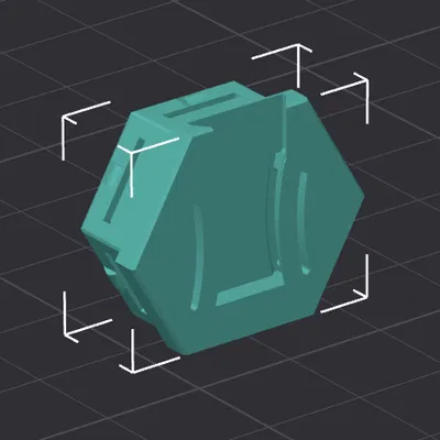 Clip treo tường Honeycomb cơ chế đàn hồi - Không cần support