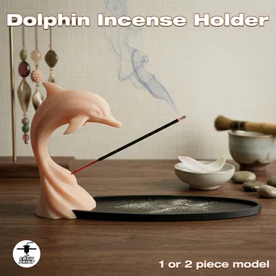 Đế cắm nhang hình cá heo