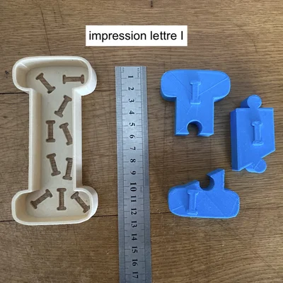 Bộ Chữ Cái Ghép Hình Alphabet Puzzle - Đồ Chơi Giáo Dục In 3D
