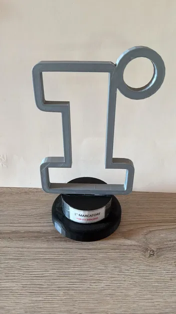 Cúp vinh danh vị trí số 1 - Mẫu thiết kế in 3D độc đáo - Image 1