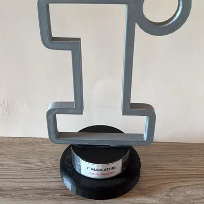 Cúp vinh danh vị trí số 1 - Mẫu thiết kế in 3D độc đáo