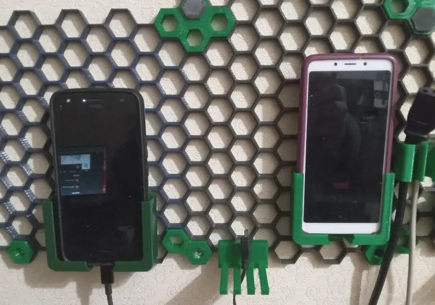 Giá đỡ điện thoại bản lớn cho hệ thống HSW (Honeycomb Storage Wall) - Image 1