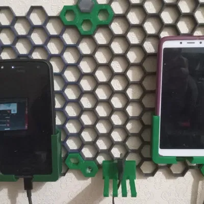 Giá đỡ điện thoại bản lớn cho hệ thống HSW (Honeycomb Storage Wall)