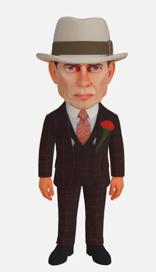Mô hình nhân vật Boardwalk Empire (Bobbleheads) in 3D cực chất - Image 1