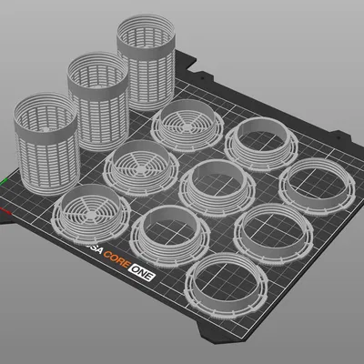 Hộp chứa hạt hút ẩm tích hợp ẩm kế cho cuộn nhựa in 3D