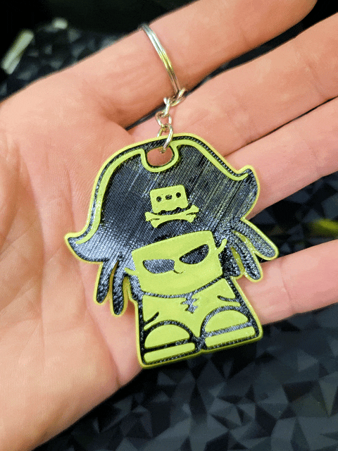 Móc khóa in 3D Dubioza Kolektiv phong cách cướp biển độc đáo - Image 1