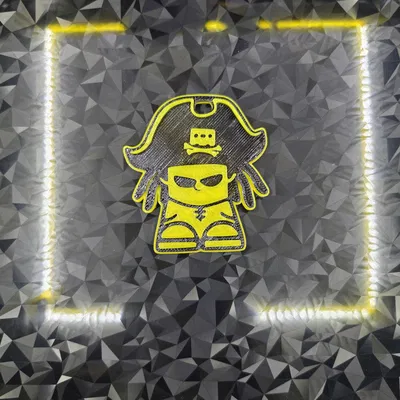 Móc khóa in 3D Dubioza Kolektiv phong cách cướp biển độc đáo