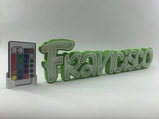 Mô hình phụ kiện Nameled Francisco cho bảng hiệu trang trí - Image 13