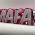 Bảng tên 3D MAFA kèm đèn LED trang trí ấn tượng - Thumbnail 1