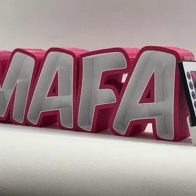 Bảng tên 3D MAFA kèm đèn LED trang trí ấn tượng