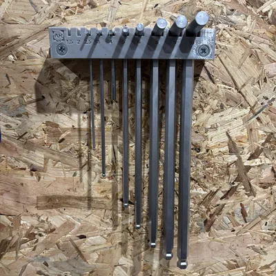 Giá treo bộ lục giác 1.5mm-10mm gắn tường tiện dụng