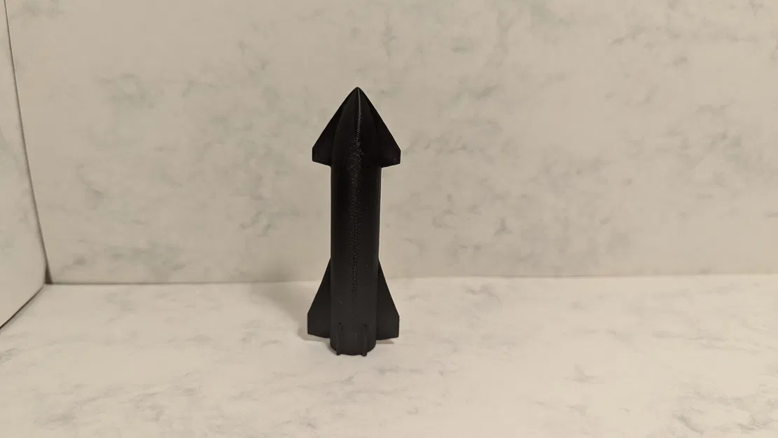 Mô hình mini SpaceX Starship để bàn - Đồ trang trí in 3D độc đáo - Image 1