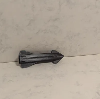 Mô hình mini SpaceX Starship để bàn - Đồ trang trí in 3D độc đáo