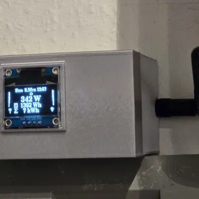 Vỏ hộp in 3D cho ESP32 và màn hình OLED dùng với AhoyDTU