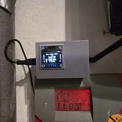 Vỏ hộp in 3D cho ESP32 và màn hình OLED dùng với AhoyDTU