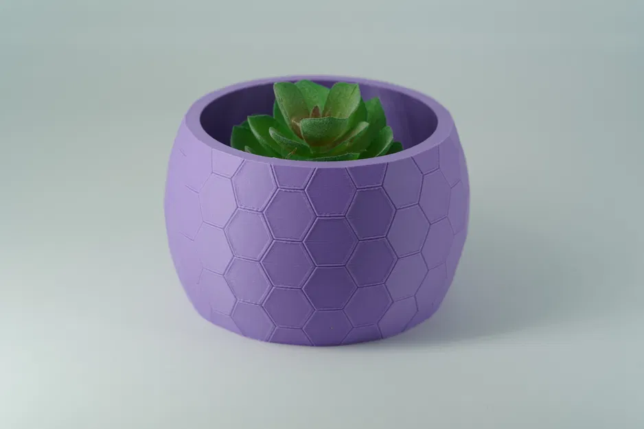 Chậu Cây Tổ Ong – Chậu Sen Đá & Bình Hoa Họa Tiết Lục Giác Hiện Đại - Image 2