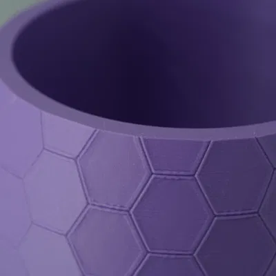 Chậu Cây Tổ Ong – Chậu Sen Đá & Bình Hoa Họa Tiết Lục Giác Hiện Đại