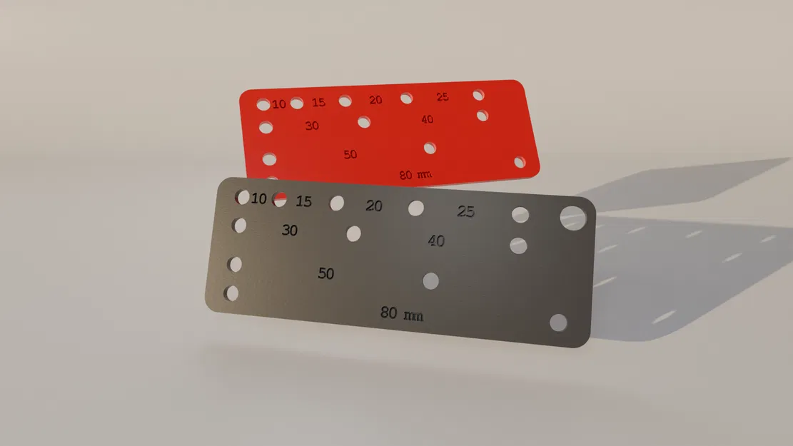 Thước căn mẫu đánh dấu lỗ khoan 3D (Hole Drilling Marker Template) - Image 1