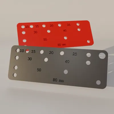 Thước căn mẫu đánh dấu lỗ khoan 3D (Hole Drilling Marker Template)