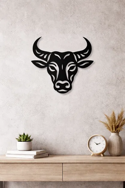 Tranh treo tường cung Kim Ngưu (Taurus Zodiac Wall Art) - Image 1