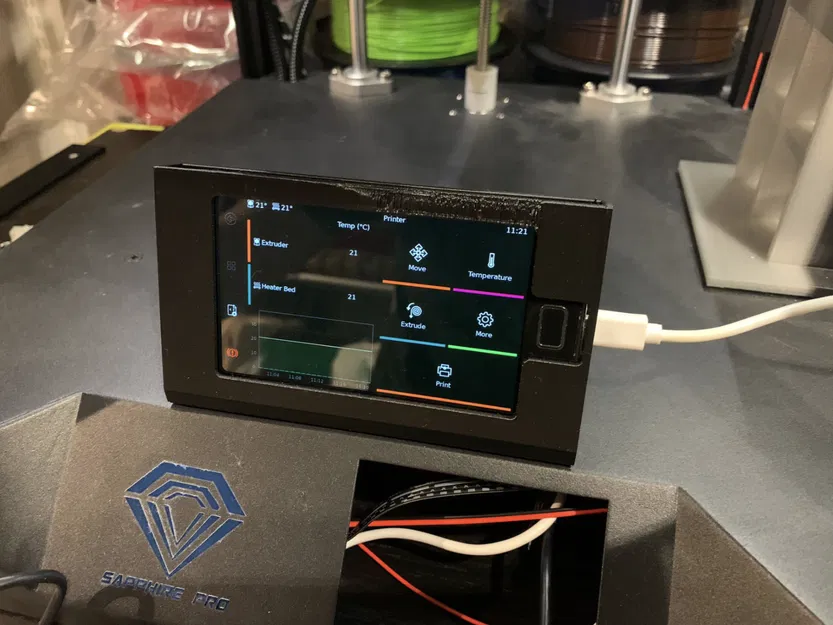 Giá đỡ điện thoại Samsung Galaxy S2 cho KlipperScreen máy in 3D - Image 1
