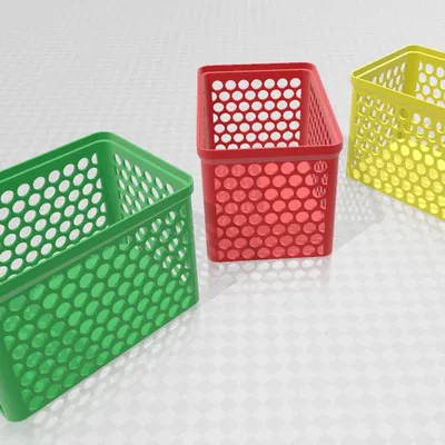 Bộ 3 giỏ đựng đồ thông minh in 3D tiện lợi cho gia đình