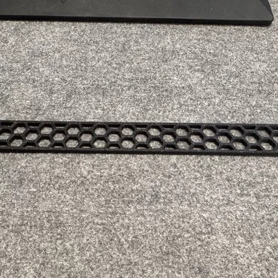 Tấm che tủ mạng 10 inch 0.5U (Blank Panel) họa tiết tổ ong