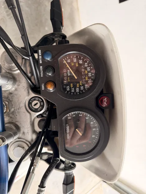 Pat gắn đèn báo áp suất dầu cho Suzuki DR650 SP41-45 (In 3D) - Image 1