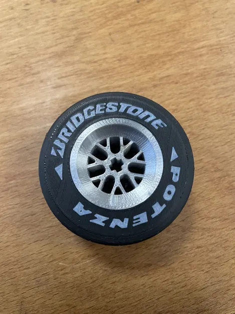 Bộ vành và lốp xe nâng cấp cho Lego 11375 Icons Ferrari F2004 - Image 1