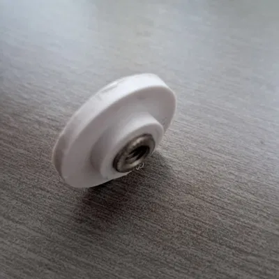 Bánh xe cửa lùa 20mm, phần nhô 2,5mm