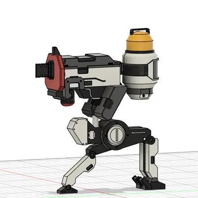 Mô hình KJ Turret in 3D từ game Valorant siêu chi tiết