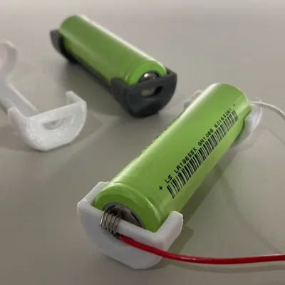 Khung giữ pin 18650 thiết kế tối giản - Tự làm đế pin chuyên nghiệp