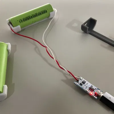 Khung giữ pin 18650 thiết kế tối giản - Tự làm đế pin chuyên nghiệp