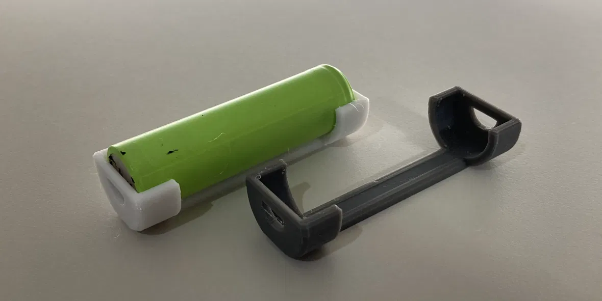 Khung giữ pin 18650 thiết kế tối giản - Tự làm đế pin chuyên nghiệp - Image 3