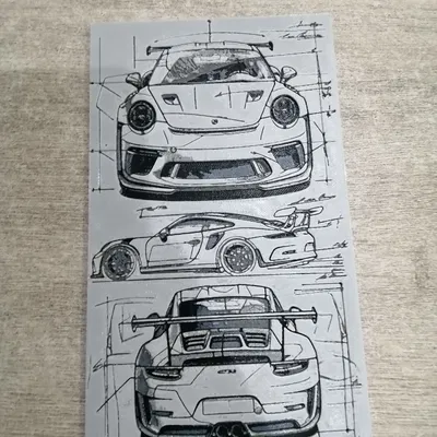 Mô hình Hue Forge Porsche GT nghệ thuật in 3D siêu chi tiết