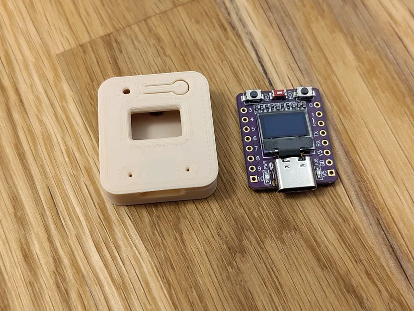 Vỏ hộp/Giá đỡ cho ESP32-C3 kèm màn hình OLED - Image 1