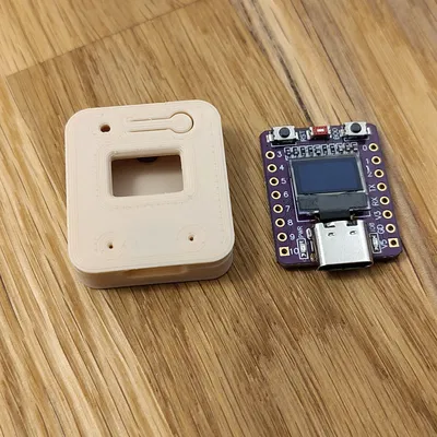 Vỏ hộp/Giá đỡ cho ESP32-C3 kèm màn hình OLED