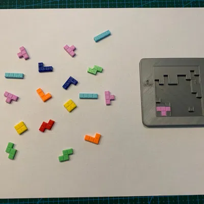 Đế Lót Ly Gameboy - Phiên Bản Tetris