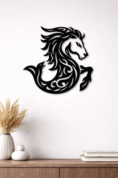 Nghệ thuật treo tường Cung Ma Kết (Capricorn Wall Art) - Image 1