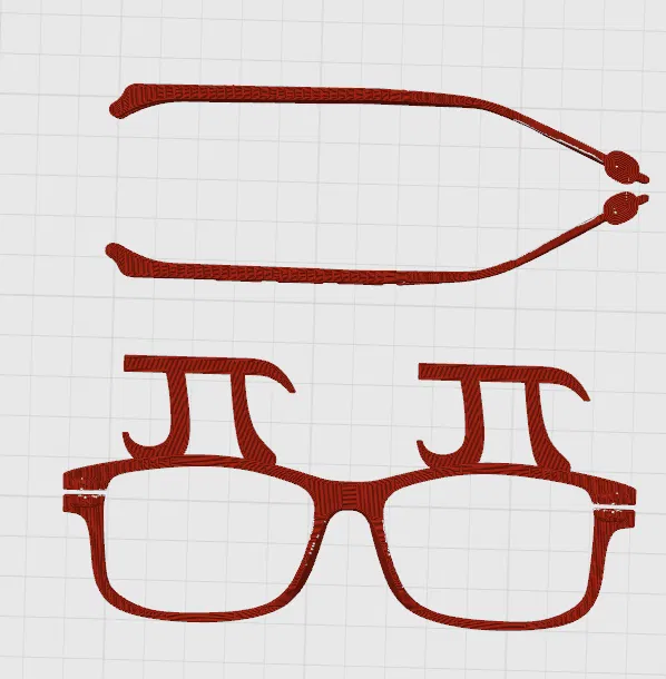 Kính mắt hình số Pi độc đáo - Phụ kiện in 3D cực chất cho Pi Day - Image 1