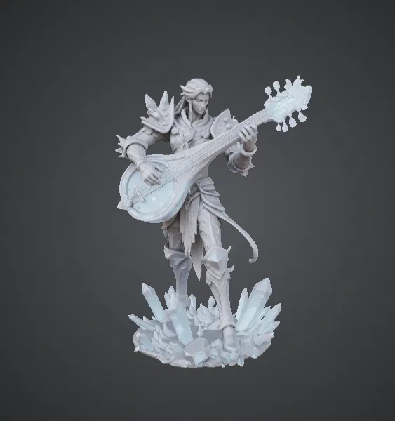 Crystal Bard Warrior – Chiến binh thi sĩ với cây đàn ma thuật - Image 1