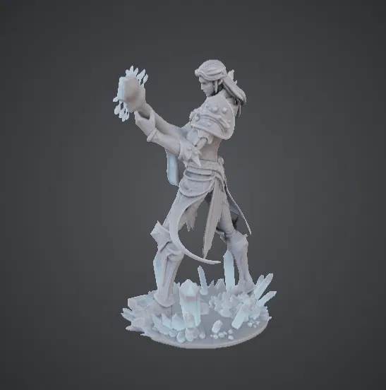 Crystal Bard Warrior – Chiến binh thi sĩ với cây đàn ma thuật - Image 2