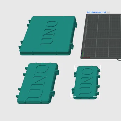 Nắp đậy hộp đựng thẻ bài UNO - Thiết kế in 3D tiện lợi