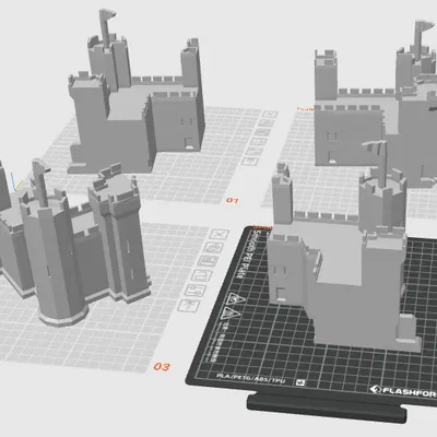 Castle Block: Mô hình lâu đài 3D xinh xắn cho bé yêu