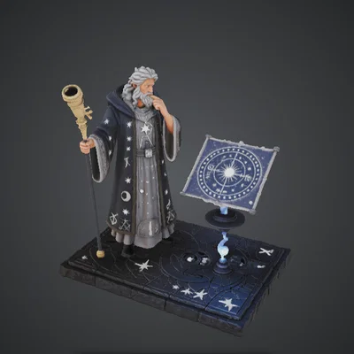 Astronomer Wizard – Pháp sư chiêm tinh giả tưởng cùng kính thiên văn