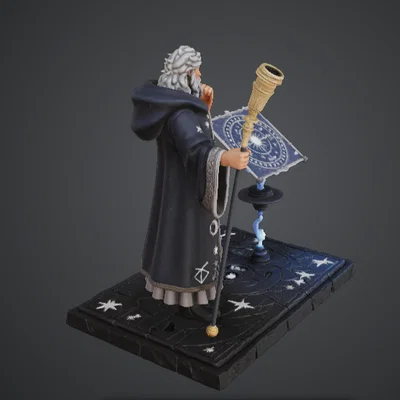 Astronomer Wizard – Pháp sư chiêm tinh giả tưởng cùng kính thiên văn