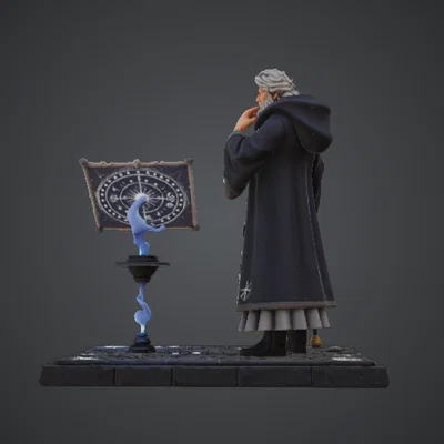 Astronomer Wizard – Pháp sư chiêm tinh giả tưởng cùng kính thiên văn