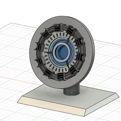 Mô hình Arc Reactor - Tái hiện biểu tượng Iron Man cho fan 3D